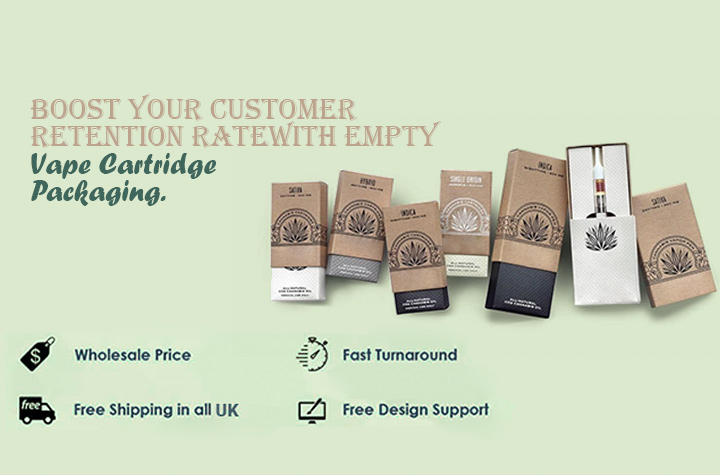 Boost Your Customer Retention Rate With Empty Vape Cartridge Packaging!