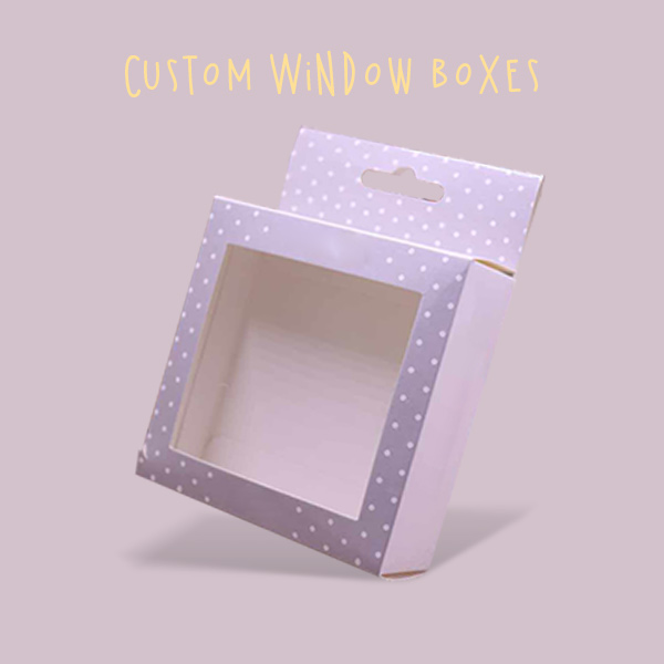 custom window packaging boxes
