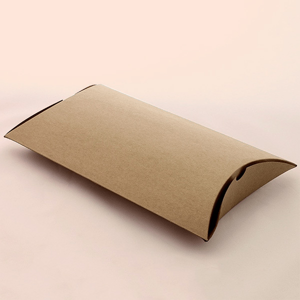 Kraft Pillow printed boxes